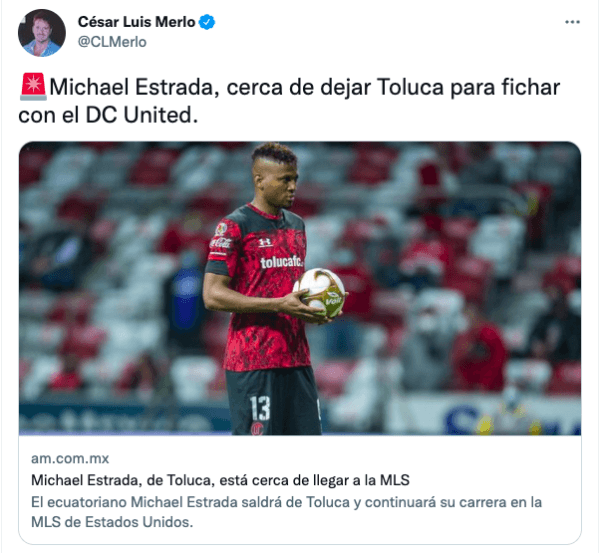 Michael Estrada muy cerca de salir de Toluca