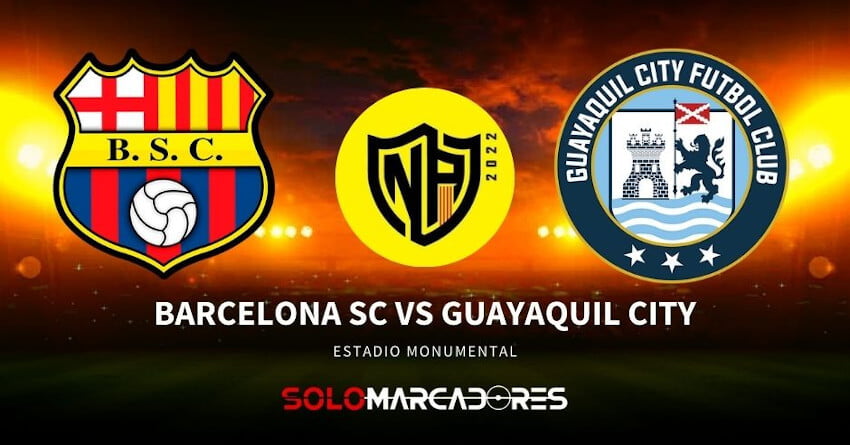 ¿Canales para Ver Barcelona SC vs. Guayaquil City EN VIVO por la 'Noche Amarilla'