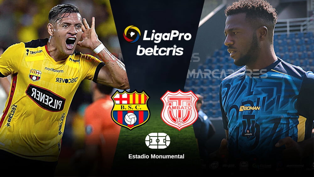 GOLTV EN VIVO Barcelona SC vs. Técnico Universitario ver partido por la LigaPro 2022