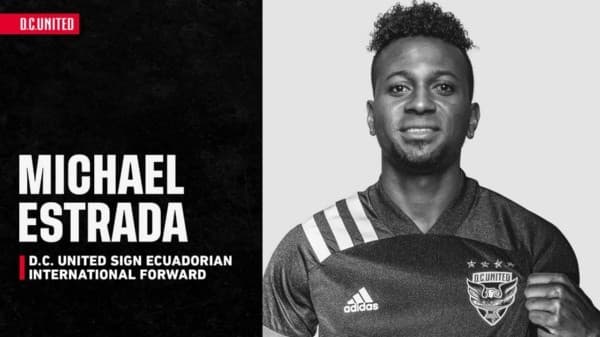 Michael Estrada fue presentado en su nuevo equipo DC United