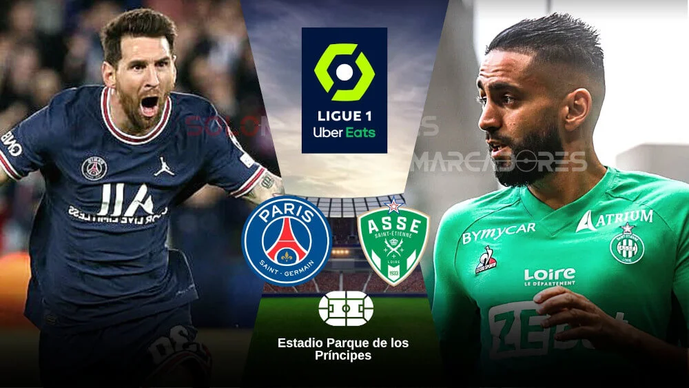 VER PARTIDO PSG vs. Saint Étienne EN VIVO GRATIS con Messi por ESPN