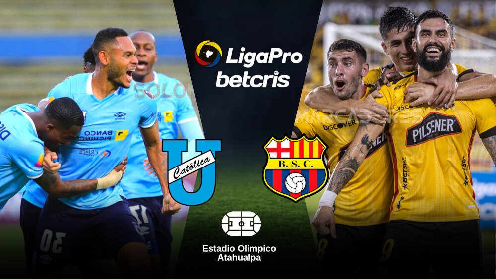 Barcelona SC vs. U. Católica EN VIVO Canal de TV para ver la LigaPro