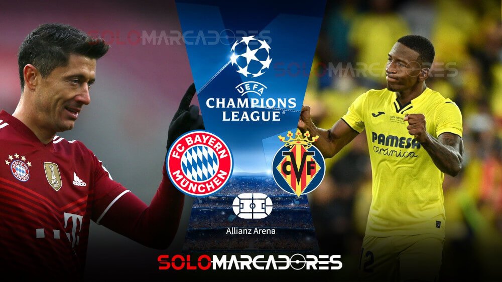 Bayern Múnich vs Villarreal EN VIVO partido por la Champions League