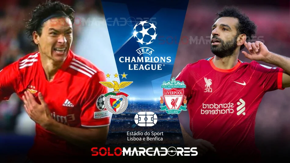 Benfica vs. Liverpool EN VIVO Canales para ver partido por la Champions League