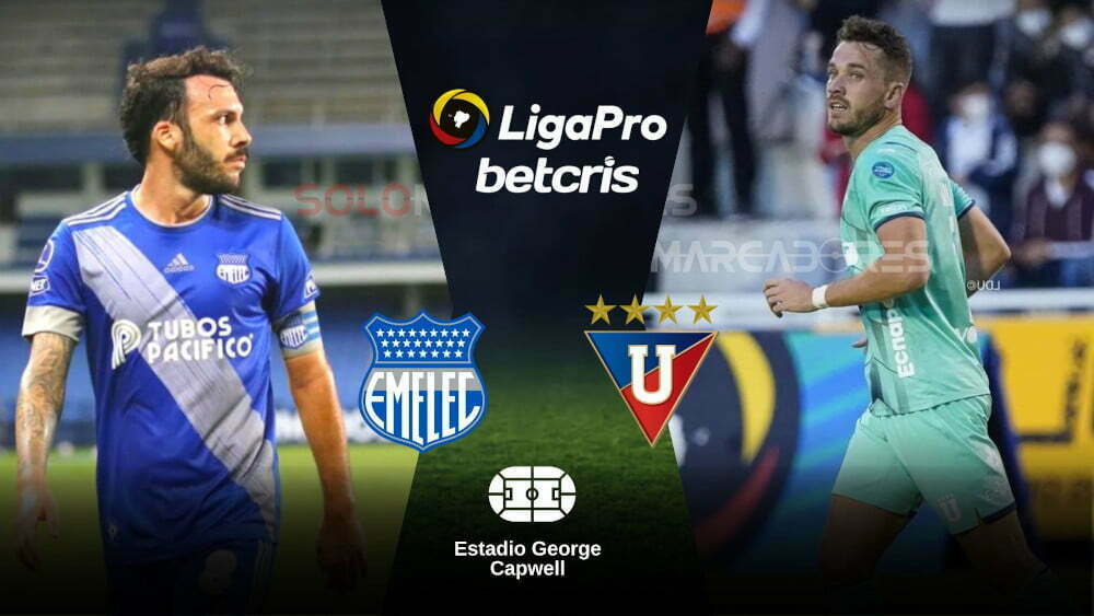 Emelec vs. Liga de Quito EN VIVO por la Liga Pro desde el estadio Capwell