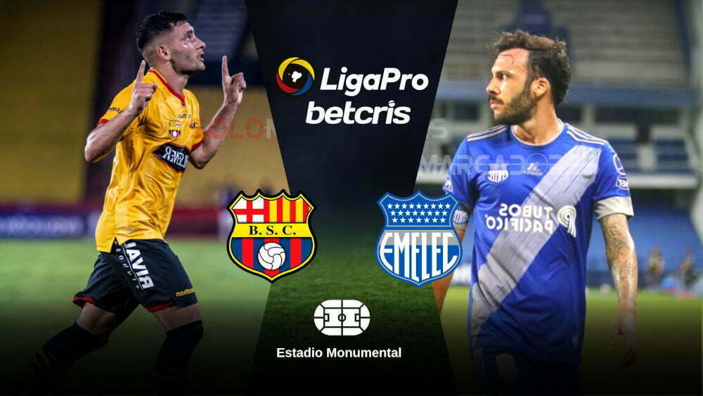 Barcelona SC vs. Emelec EN VIVO VER Clásico del Astillero por la LigaPro de Ecuador