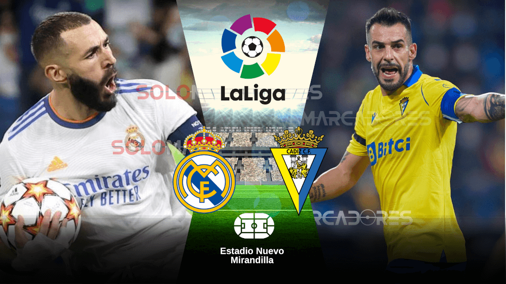 Real Madrid vs. Cádiz EN VIVO - ¿Dónde VER EL PARTIDO GRATIS