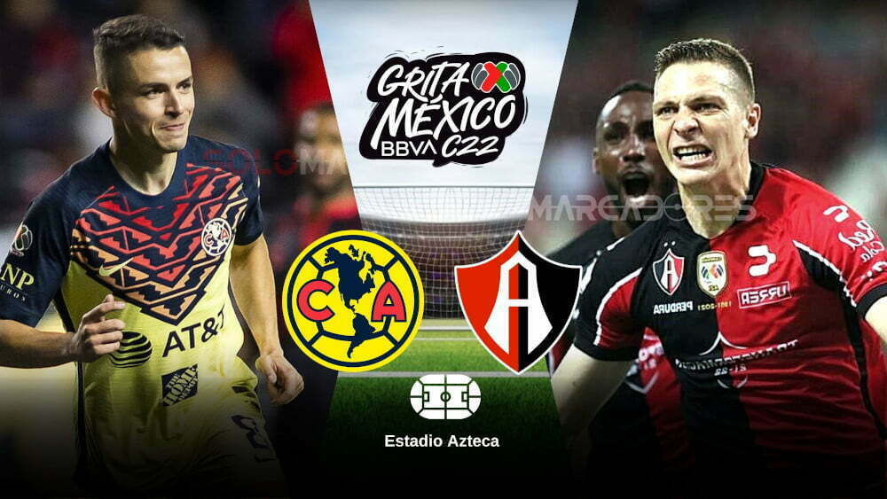 América vs. Atlas EN VIVO - Canales para ver el partido por la Liga MX 2022