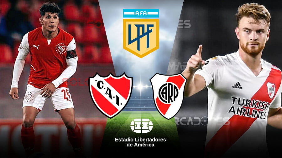 EN VIVO River vs. Independiente partido por la Liga Argentina 2022.