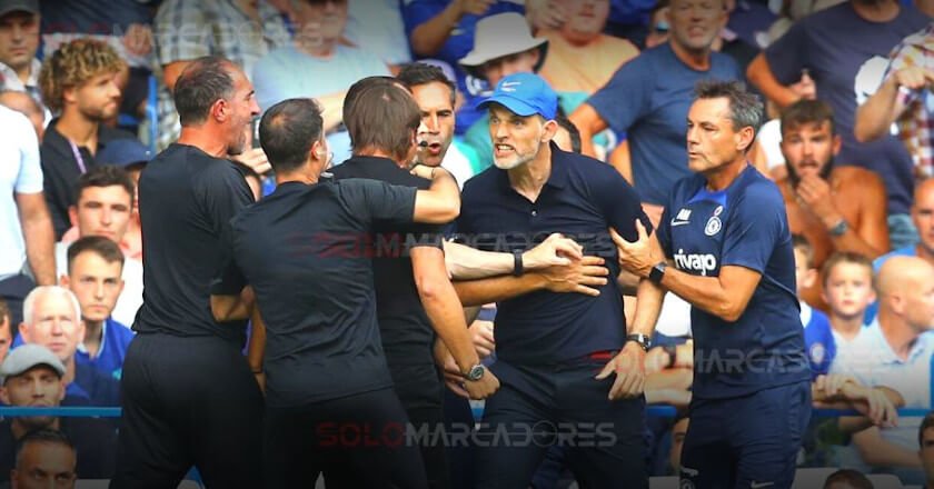 Tremendo enfrentamiento entre Thomas Tuchel y Antonio Conte en la Premier League