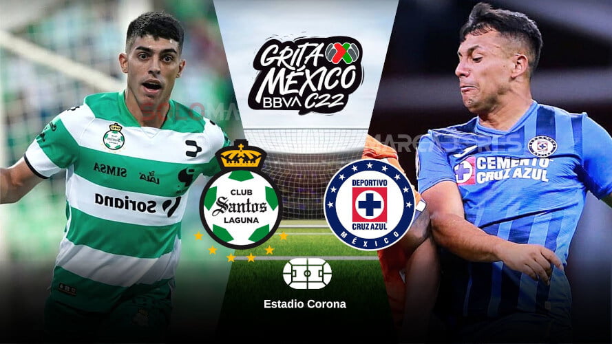 ¿Dónde ver Cruz Azul vs. Santos Laguna EN VIVO por la Liga MX