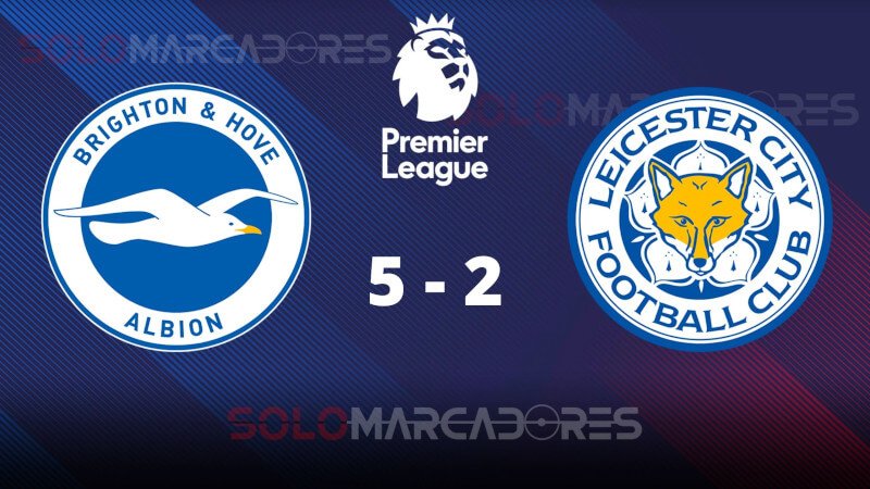 Brighton con Moisés Caicedo golearon a Leicester Premier League​