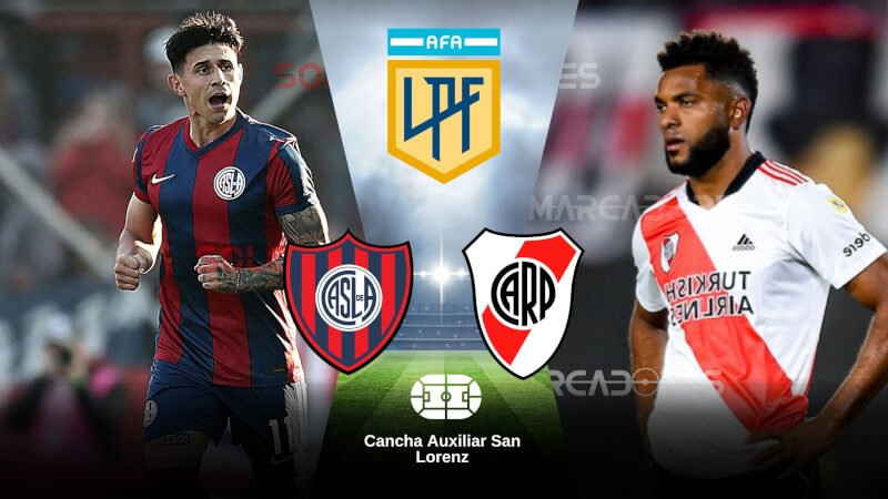 River vs San Lorenzo EN VIVO GRATIS ver partido de Liga Profesional Argentina