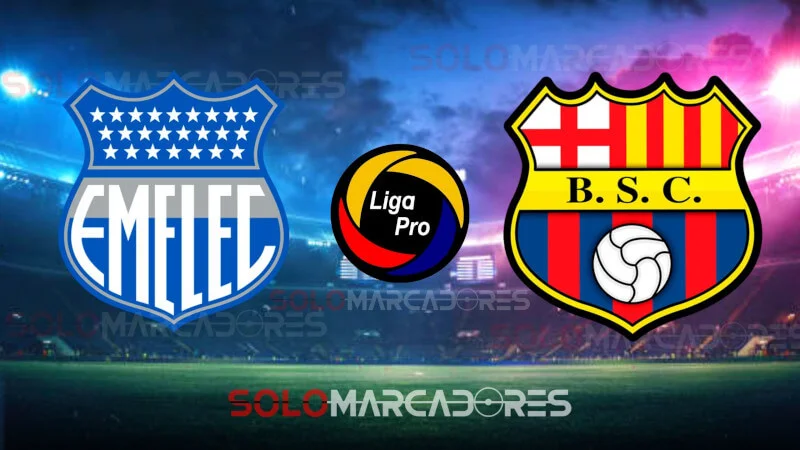 VER PARTIDO Emelec vs. Barcelona SC EN VIVO Clásico del Astillero 2022 por la Liga Pro de Ecuador