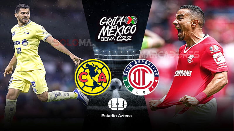 EN VIVO América vs. Toluca transmisión por TUDN, Canal 5 y TV Azteca