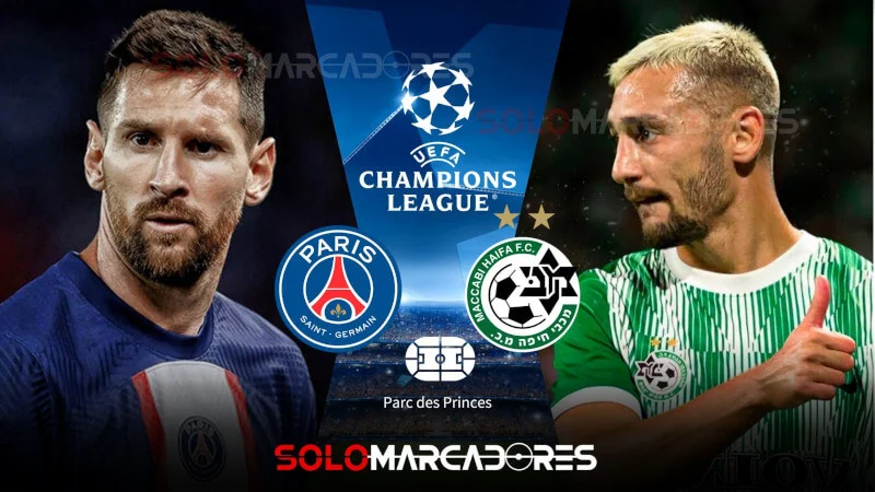 EN VIVO PSG de Messi vs Maccabi Haifa partido por la Champions League