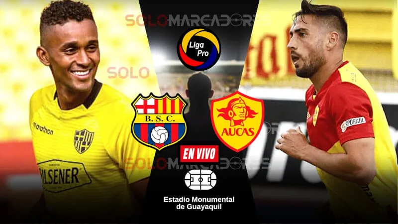 VER PARTIDO Barcelona SC vs. Aucas EN VIVO por la final de ida de la Liga Pro de Ecuador 2022