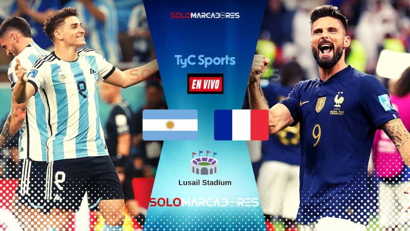 EN VIVO TyC Sports Argentina vs. Francia por Final Mundial 2022