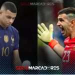 Emiliano ‘Dibu’ Martínez festejo con un ‘bebé Mbappé’ en la caravana de los campeones del mundo