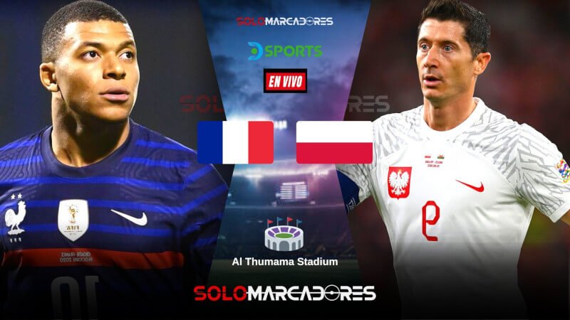 Francia vs. Polonia EN VIVO por DIRECTV por los octavos de final