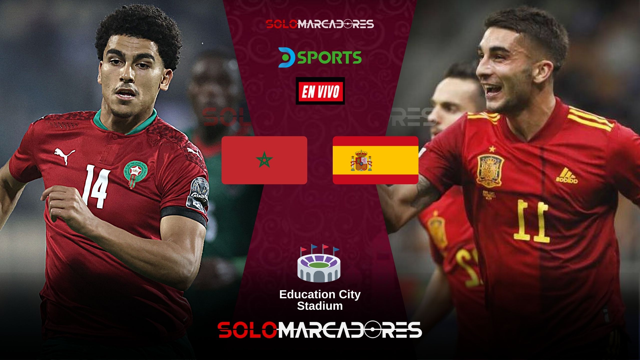 HOY VER España vs. Marruecos en vivo partido Mundial 2022