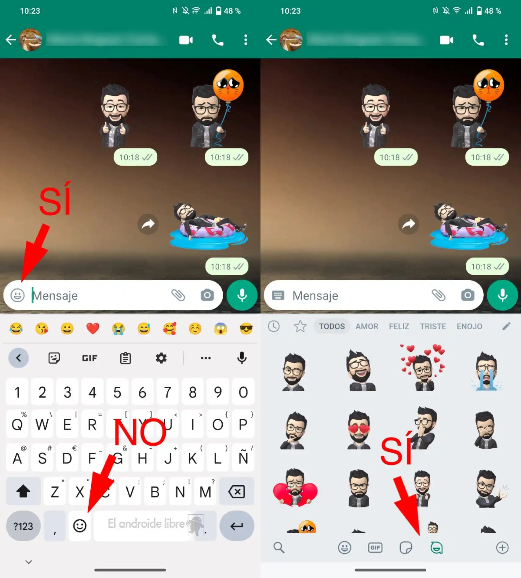 nuevos avatares y sus stickers para WhatsApp