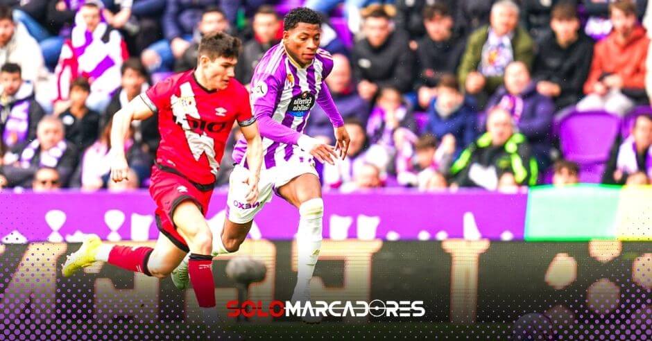 Gonzalo Plata ingresa desde el banco en un esfuerzo infructuoso para ayudar a Real Valladolid