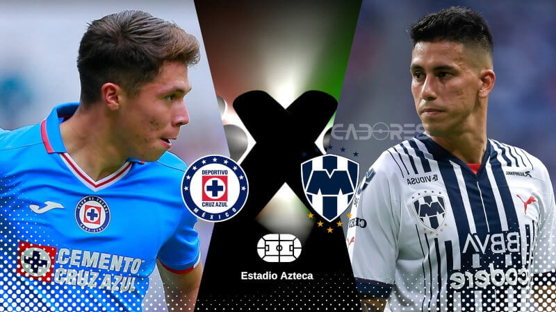 Sigue el partido entre Cruz Azul y Monterrey EN VIVO desde el Estadio Azteca por la Liga MX 2023