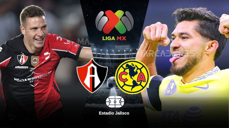 El partido Atlas vs. América EN VIVO se jugará el sábado 25 de febrero de 2023