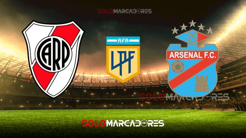 Mirá EN VIVO River vs. Arsenal cómo ver la Liga Profesional 2023