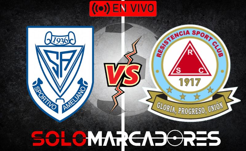 [EN VIVO] Sp. Ameliano vs. Resistencia SC: Hora y donde ver el partido por el primer duelo de la Fecha 3