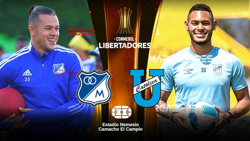 EN VIVO ESPN Millonarios vs. Universidad Católica partido Copa Libertadores 2023