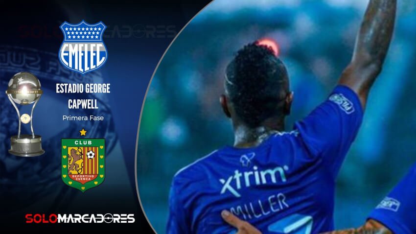 Emelec vs. Deportivo Cuenca EN VIVO partido por la fase 1 de la Copa Sudamericana 2023