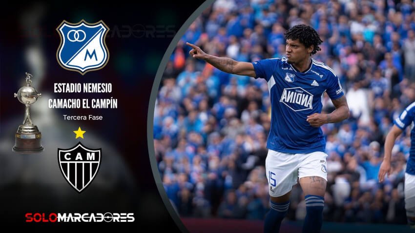 VER EN VIVO Millonarios vs. Atlético Mineiro partido por la fase 3 de la Copa Libertadores 2023