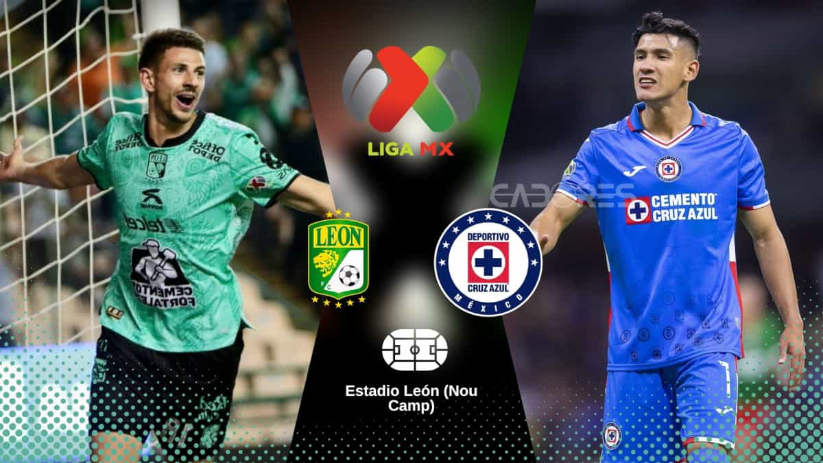 León vs. Cruz Azul EN VIVO horarios, canales de TV para ver