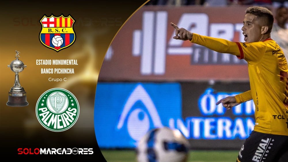 Duelo apasionante en la Copa Libertadores Barcelona SC vs Palmeiras en transmisión en vivo