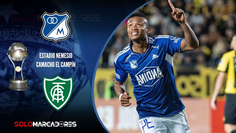 Enfrentamiento épico en el fútbol sudamericano Millonarios vs. América MG en transmisión en vivo