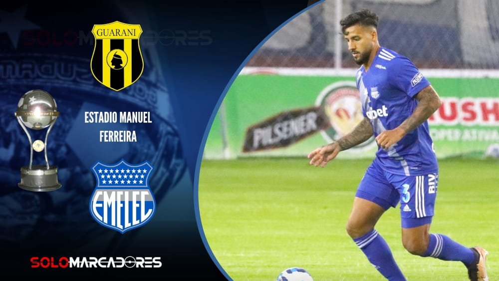 Guaraní vs. Emelec EN VIVO por Copa Sudamericana horarios y dónde ver el partido