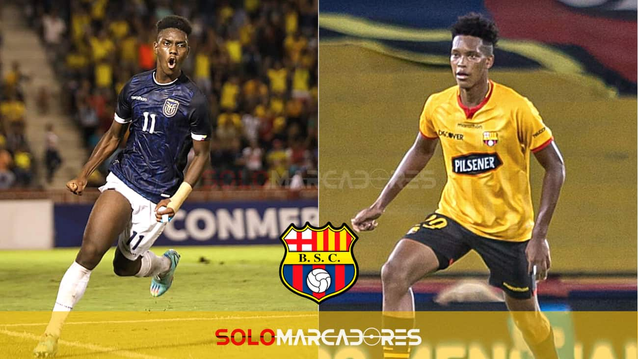 Allen Obando y Josué Quiñónez promesas del Barcelona SC