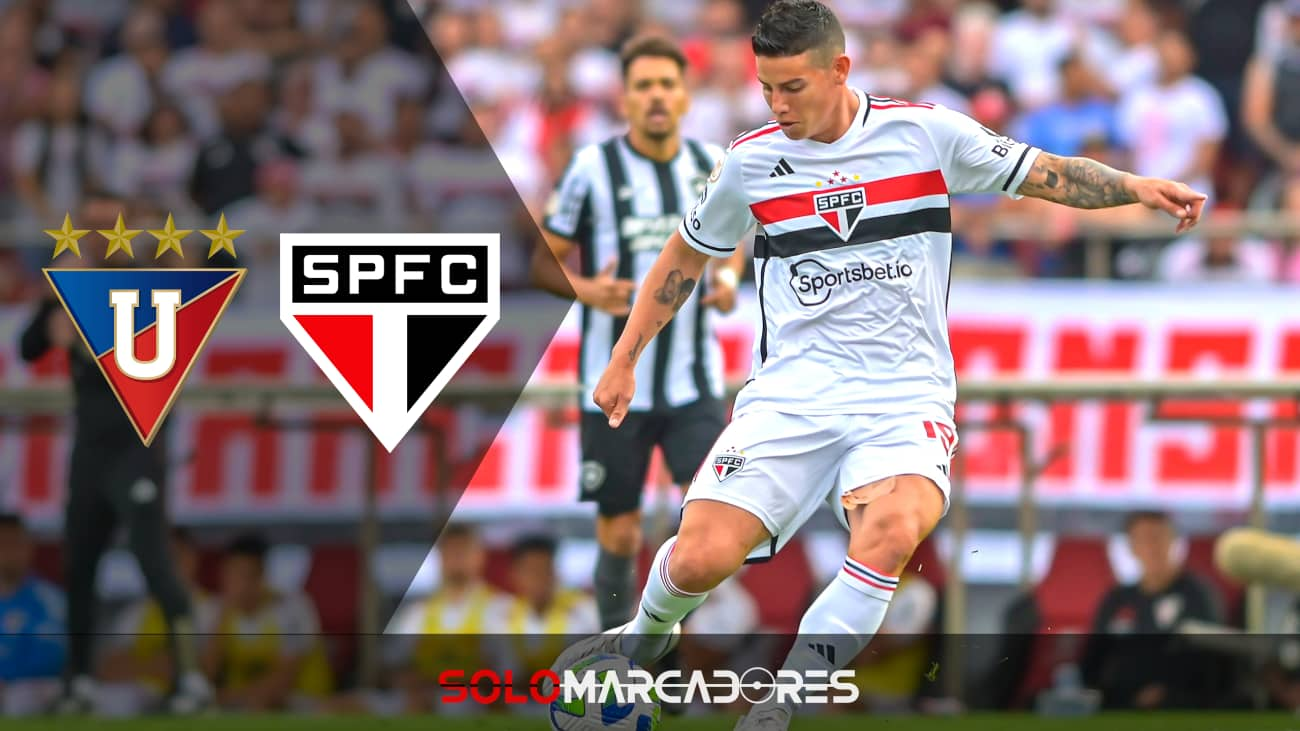 James Rodríguez y la estrategia del Sao Paulo Primer Round contra LDU de Quito