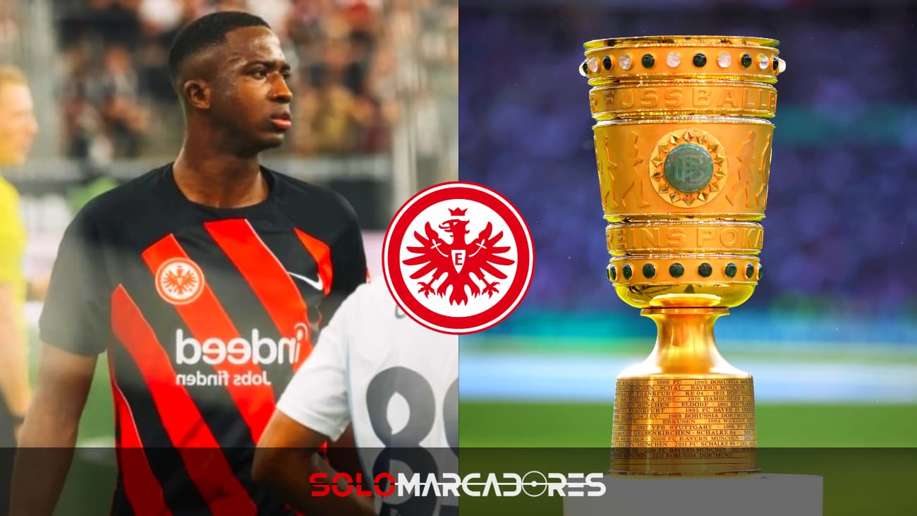 William Pacho brilla en su debut con el Eintracht Frankfurt en la Copa de Alemania