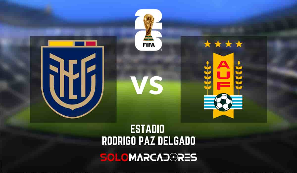 Donde ver el partido Ecuador vs. Uruguay EN VIVO ECDF