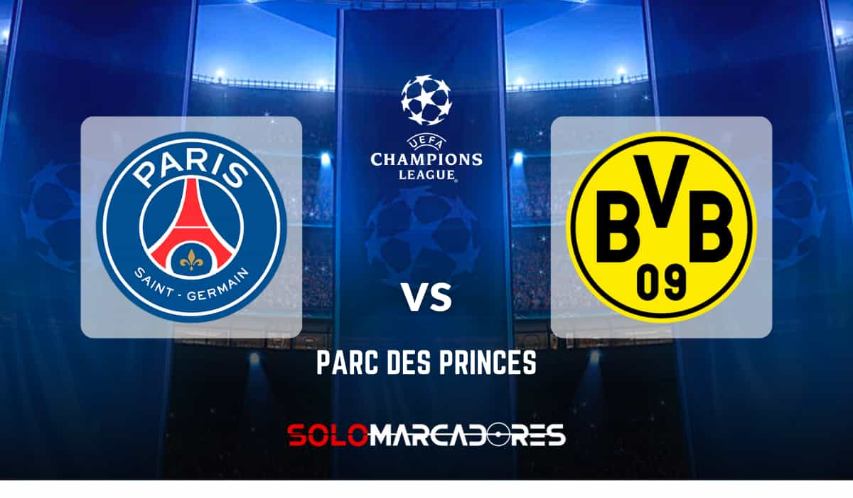 PSG enfrenta a Borussia Dortmund en la Champions League