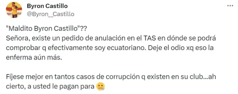 Byron Castillo Responde Ante Acusaciones: La Lucha por la Verdad