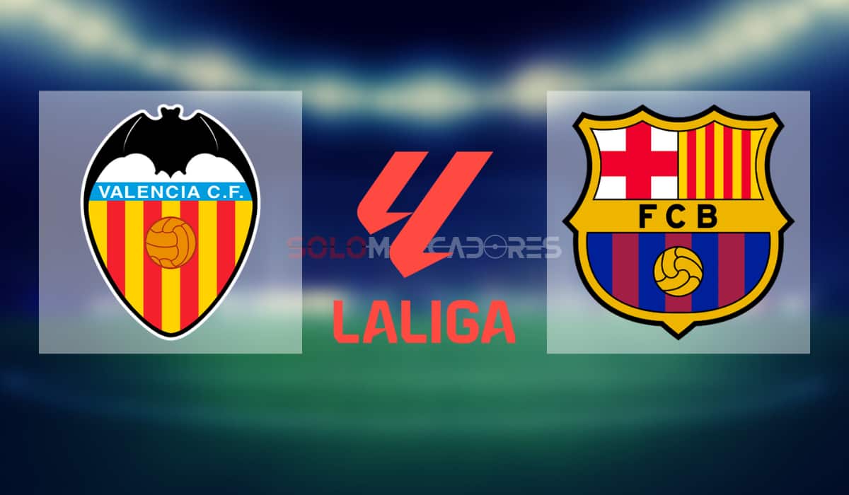 Barcelona vs. Valencia Desde el estadio Mestalla por la Fecha 17 de LaLiga