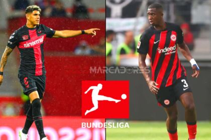 Duelo de ecuatoriano en la Bundesliga Bayer Leverkusen con Piero Hincapié se llevan la victoria ante Eintracht Frankfurt de William Pacho