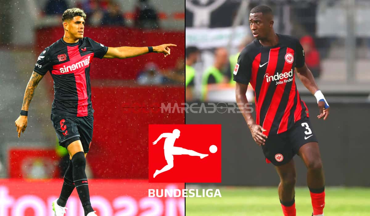 Duelo de ecuatoriano en la Bundesliga Bayer Leverkusen con Piero Hincapié se llevan la victoria ante Eintracht Frankfurt de William Pacho