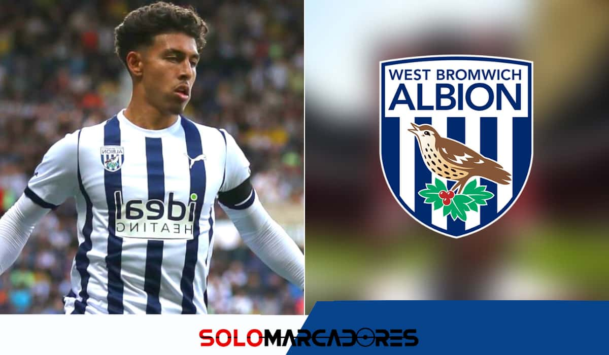 Jeremy Sarmiento se destaca en cada partido con el West Bromwich en la Championship