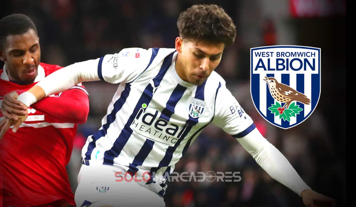 Jeremy Sarmiento titular indiscutible en West Bromwich
