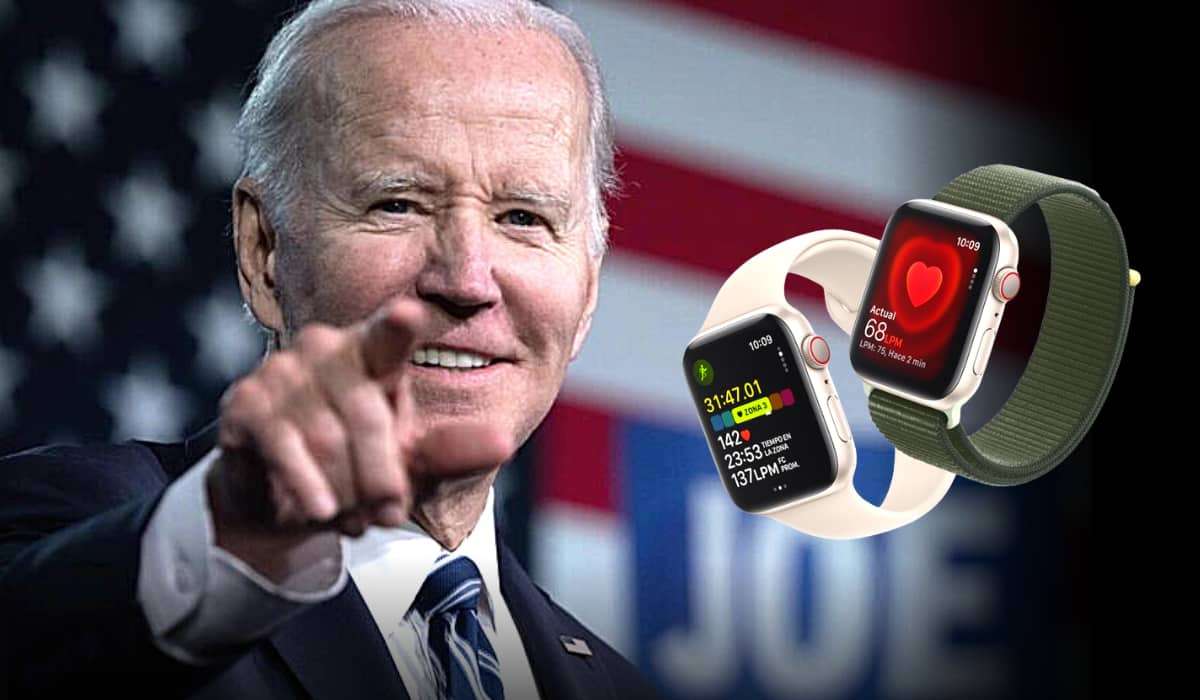 Joe Biden mantiene la prohibición por la venta de relojes inteligentes de Apple